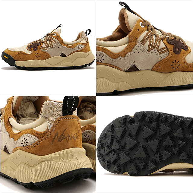 コラボ フラワーマウンテン Flower MOUNTAIN×NANGA スニーカー