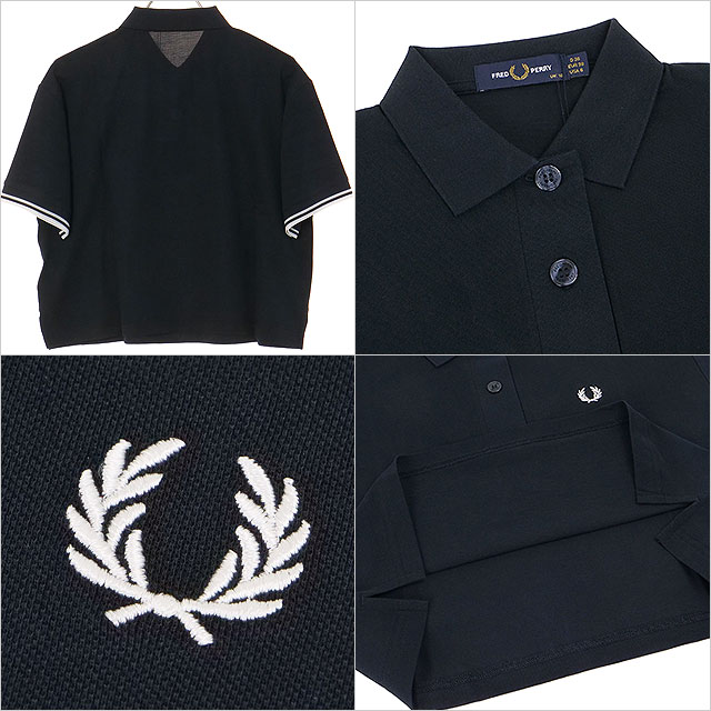 フレッドペリー FRED PERRY レディース シアーティップドポロシャツ