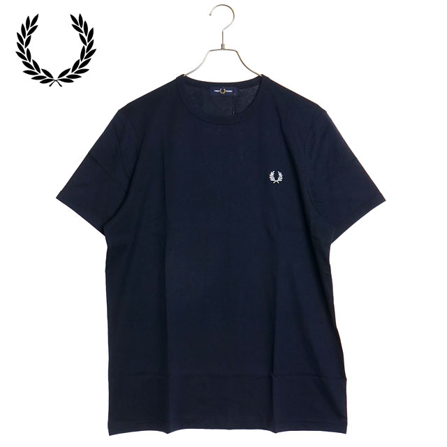 Tシャツ・カットソー FRED PERRY Men T-shirt White M3519 100 フレッドペリー FRED PERRY FRED PERRY RINGER T-SHIRT WHITE