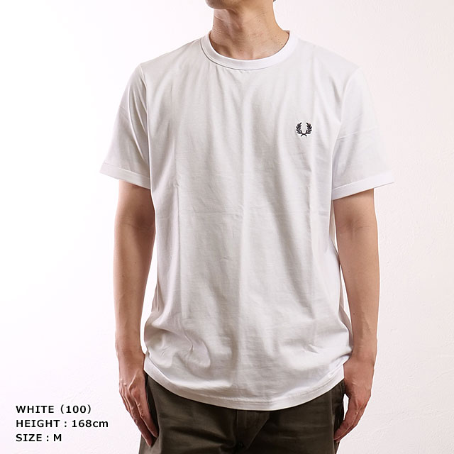 ̵ۥեåɥڥ꡼ FRED PERRY 󥬡T  [M3519-100 SS22] RINGER T-SHIRT ȥåץ Ⱦµڥ᡼