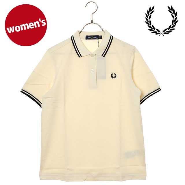 フレッドペリー FRED PERRY ポロシャツ レディース ツインティップド
