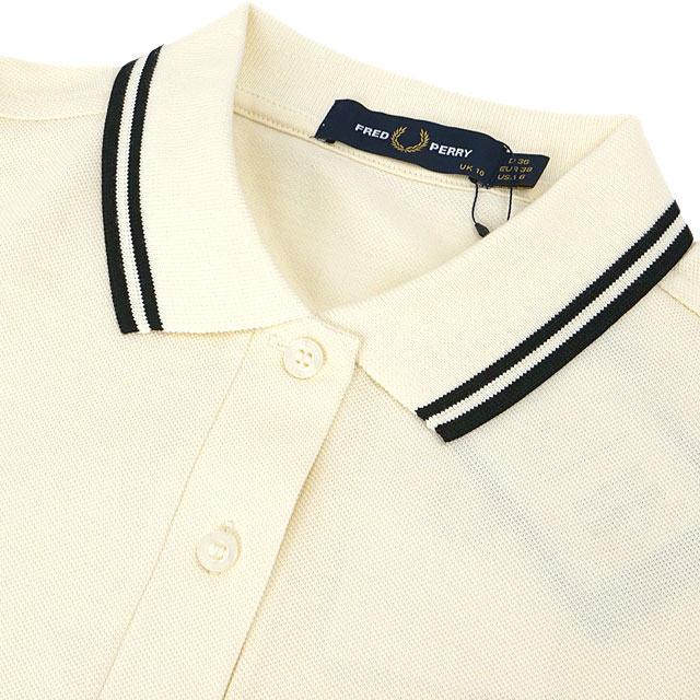 フレッドペリー FRED PERRY ポロシャツ レディース ツインティップド