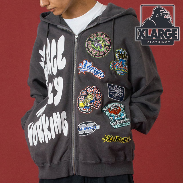Zip hoodie ジップ エクストララージ パーカー Xlarge ジップ ラージ