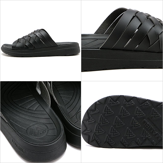 ̵ۥޥ֥륺 MALIBU SANDALS    [MS020001 SS24] ZUMA 饤ɥ 쥶 BLACK/BLACK