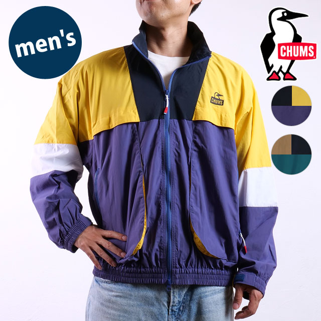 【30%OFF/SALE】チャムス CHUMS カーンズレトロスポーツジャケット [CH04-1450 SS25] M Kearns Retro Sports Jacket メンズ アウター ブルゾン ナイロンジャケット 撥水 正規取扱店【s】