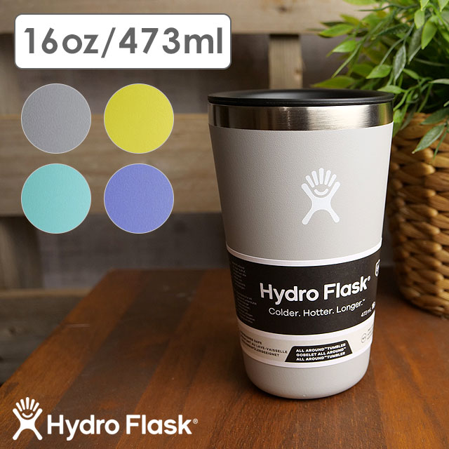 ϥɥե饹 Hydro Flask ɥ󥯥 륢饦 ֥顼 473ml [8901170 SS23] DRINKWARE 16oz ALL AROUND TUMBLER ƥ쥹ܥȥ  ݲ  ȥɥ ե ϥ磻