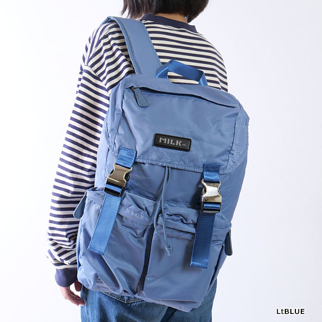 ミルクフェド MILKFED. ロゴプレート バックパック [103241053005 SS24