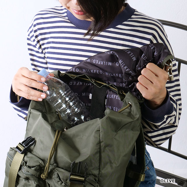 ミルクフェド MILKFED. ロゴプレート バックパック [103241053005 SS24