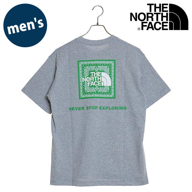 ̵ۥΡե THE NORTH FACE  硼ȥ꡼֥Хʥƥ [NT32446-Z SS24] S/S Bandana Square Logo Tee TNF ȥåץ Ⱦµ T ȥɥ ߥå졼 ڥ᡼