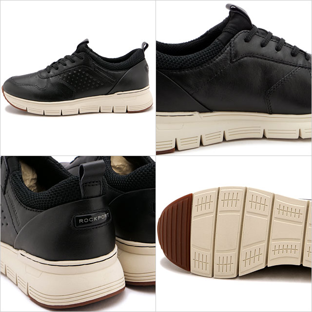 40OFFSALEۥåݡ ROCKPORT  ץ ꥦ Х [ML0040 SS24] Prowalker Darius Ubal  ˡ 奢륷塼  Black/Cream-MS 谷Źts