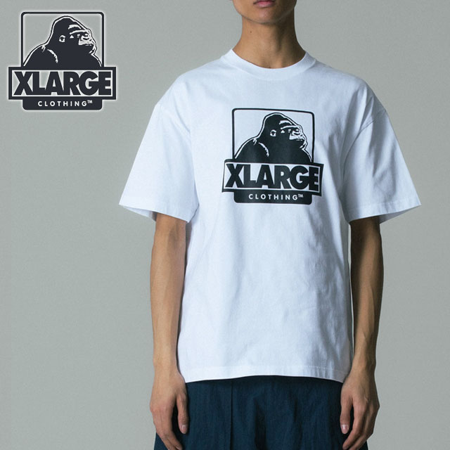 エクストララージ XLARGE メンズ OGボックス ショートスリーブTシャツ [101262011038 SU26] OG BOX S/S TEE 半袖 クルーネック 白 WHITE 【メール便配送】