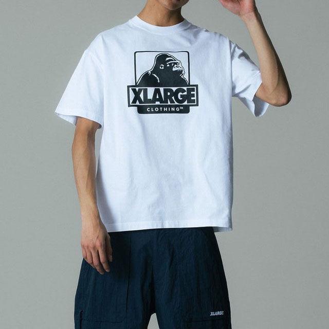 エクストララージ XLARGE メンズ OGボックス ショートスリーブTシャツ