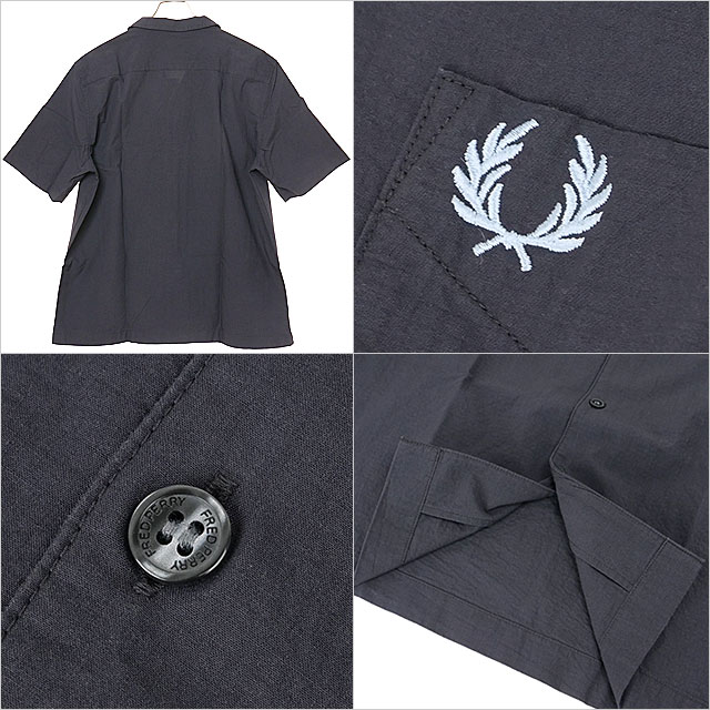 フレッドペリー FRED PERRY メンズ シアサッカー リベレカラーシャツ
