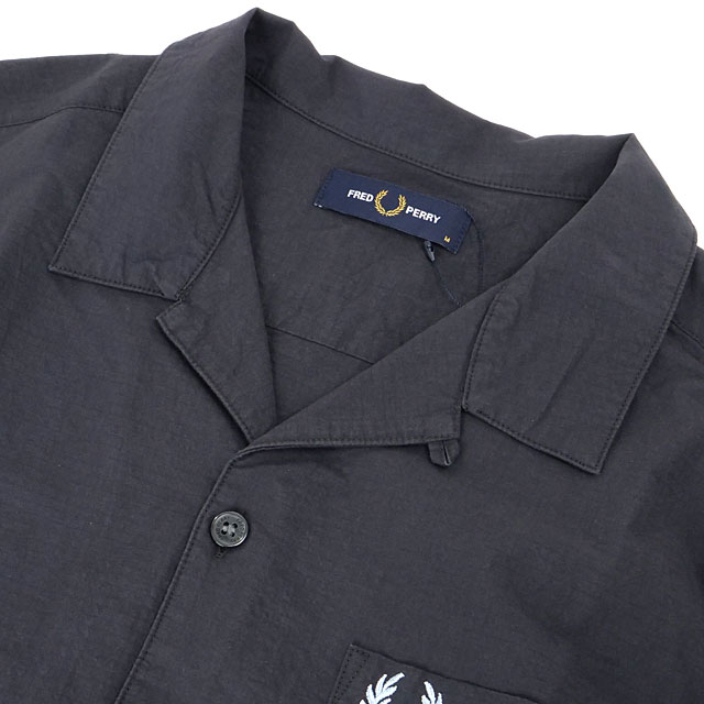 フレッドペリー FRED PERRY メンズ シアサッカー リベレカラーシャツ