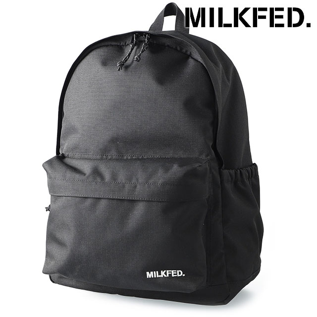 ミルクフェド MILKFED. デイリー デイパック [103251053008] 23L DAILY DAYPACK レディース 鞄 リュック バックパック 通勤通学 BLACK 正規取扱店 ミルクフェド MILKFED. デイリー デイパック [103251053008] 23L DAILY