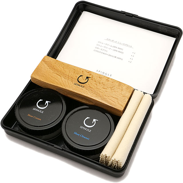 ԥ󥰥 SPINGLE 塼 ɥ塼å [SPA-9631] standard shoe care set 󥺡ǥ  ݼ꡼ࡦ꡼ʡӥ֥饷 Natural139 谷Ź