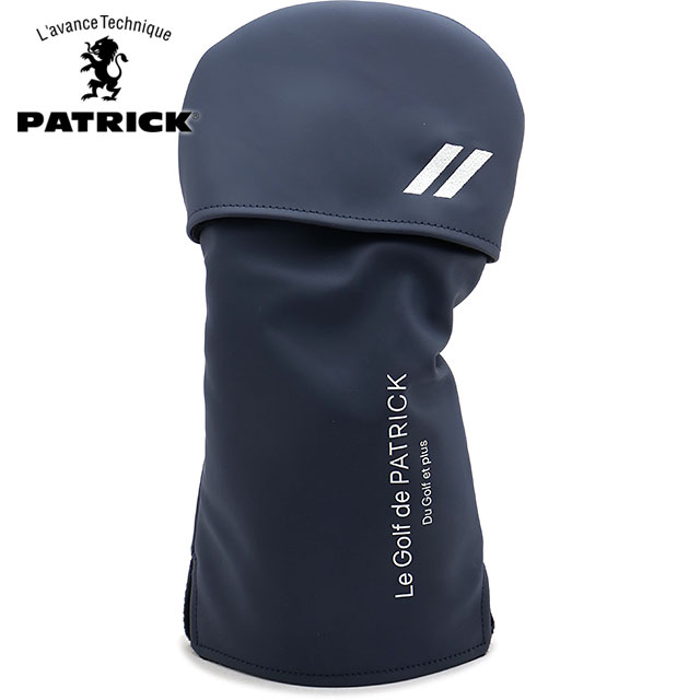 パトリック ゴルフ PATRICK GOLF ドライバー用ヘッドカバー [241-812 FW24] HEAD COVER DR 460cc対応 NVY