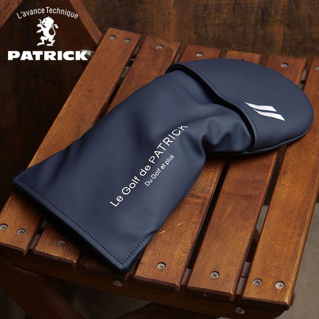 パトリック ゴルフ PATRICK GOLF ドライバー用ヘッドカバー [241-812 FW24] HEAD COVER DR 460cc対応 NVY