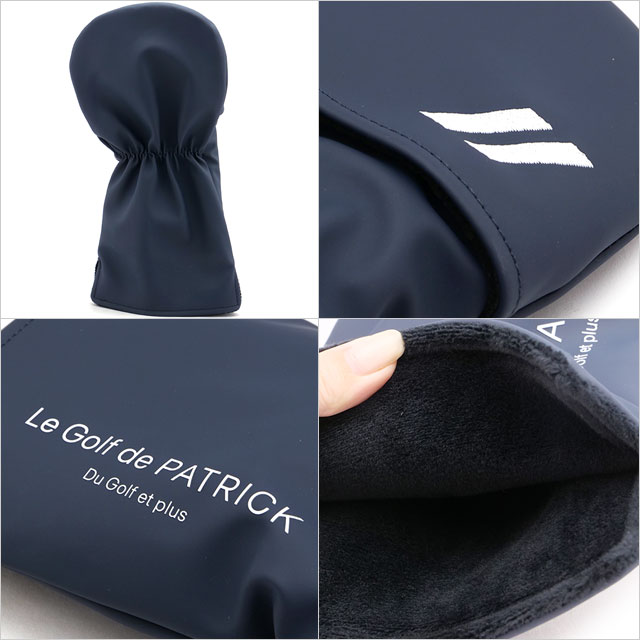 パトリック ゴルフ PATRICK GOLF ドライバー用ヘッドカバー [241-812 FW24] HEAD COVER DR 460cc対応 NVY