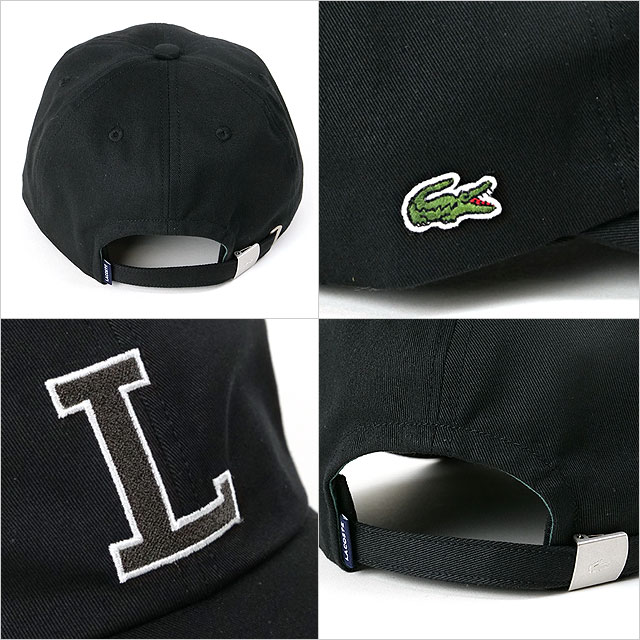 ̵ۥ饳 LACOSTE åȥĥLå [RK1251J-99 SS24] L CAP 󥺡ǥ ˹ ե꡼  NOIR-011