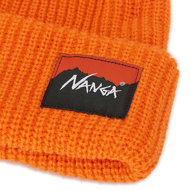 【最終価格】NANGA ボックスロゴ　バルキービーニー　オレンジ 黒 ナンガ NANGA ボックスロゴ バルキービーニー [N2532-3C059A FW25] BOX