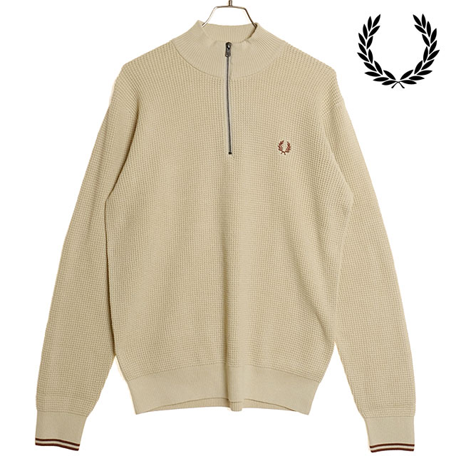 FRED PERRY ハーフジップジャンパー FRED PERRY｜ローゲージ ハーフ