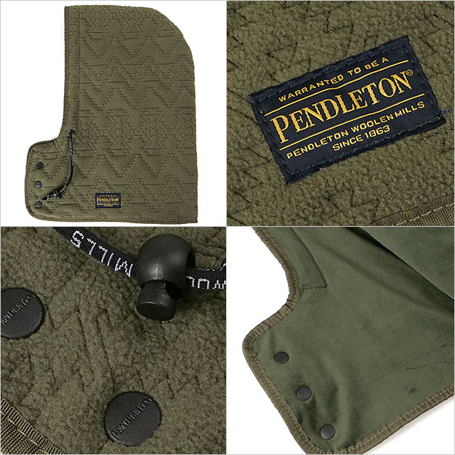 SALE】ペンドルトン PENDLETON フリースキルティングバラクラバ