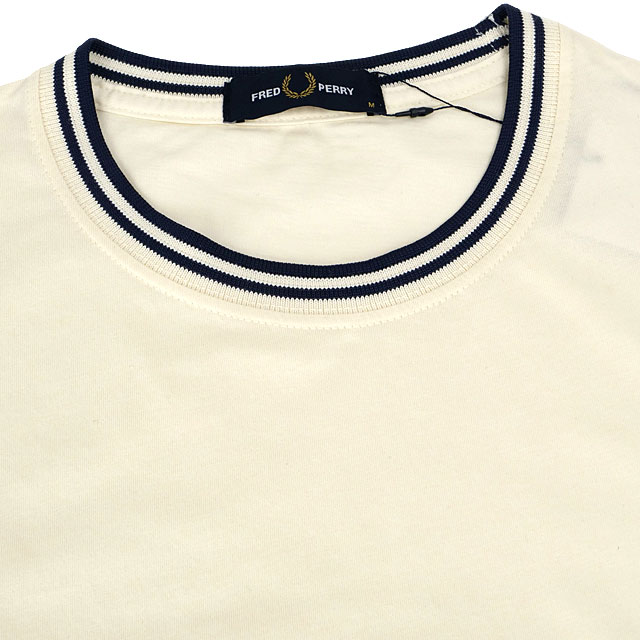 美品　フレッドペリー ツインティップド Tシャツ　ホワイト　S Twin Tipped T-Shirt(S 100：WHITE): | FRED PERRY JAPAN