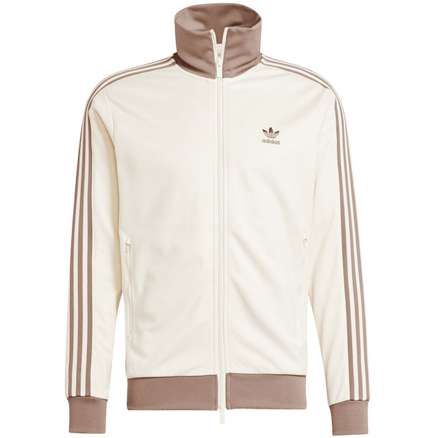 アディダス オリジナルス adidas Originals ベッケンバウアー トラックトップ [EEP84/JP2522 SS25] BECKENBAUER TT メンズ トップス ジャージ ジャケット ブルゾン ワンダーホワイト/トレースブラウン 正規取扱店