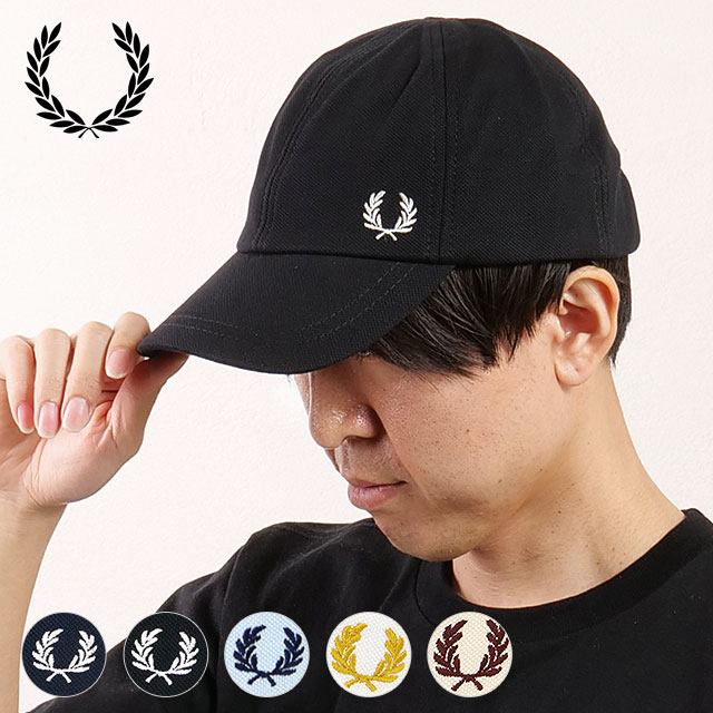 フレッドペリー FRED PERRY ピケ クラシックキャップ [HW6726] PIQUE CLASSIC CAP メンズ・レディース 帽子 鹿の子 サイズ調整可能 正規取扱店 フレッドペリー FRED PERRY ピケ クラシックキャップ [HW6726] PIQUE