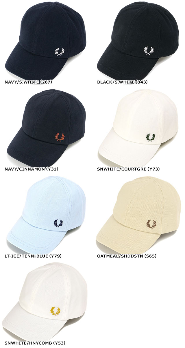 フレッドペリー FRED PERRY ピケ クラシックキャップ [HW6726