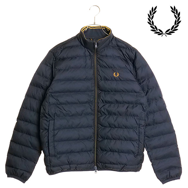 美品フレッドペリー インシュレイテッド ジップアップ 中綿 ナイロンジャケット FRED PERRY（フレッドペリー） 中綿 ベスト メンズ FRED PERRY