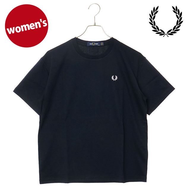 FRED PERRY ブラック クルーネックスウェット FRED PERRY フレッドペリー クルーネックスウェット/CREW NECK