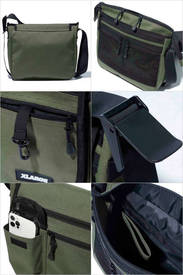 ̵ۡ30OFFSALEۥȥ顼 XLARGE ޥݥåȥХå [101233053001 FW23] MULTI POCKET SHOULDER BAG 󥺡ǥ x-large å顼 ts