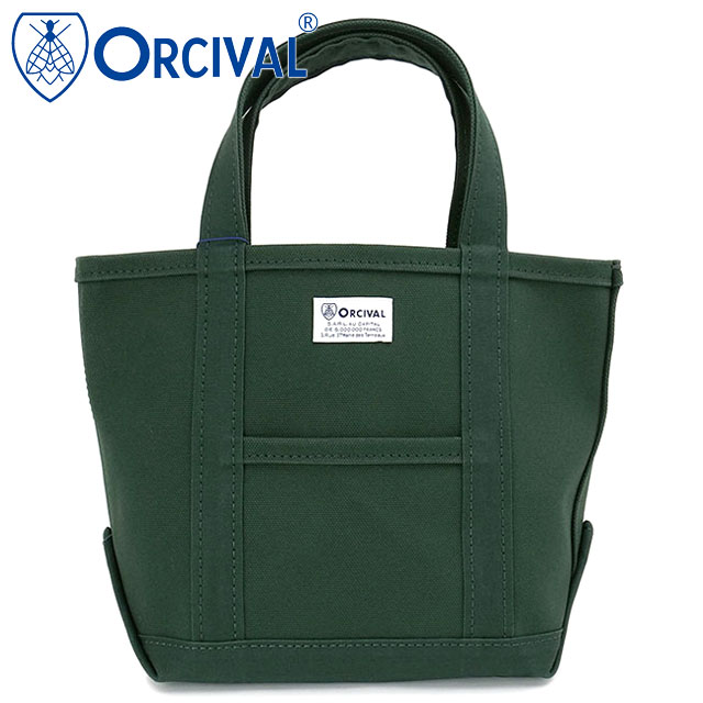 オーシバル ORCIVAL トートバッグ スモール [OR-H0285-KWC FW25] TOTE BAG SMALL メンズ・レディース ユニセックス 鞄 日本製 キャンバストート 小サイズ 帆布 グリーン MOSS-GREEN 正規取扱店