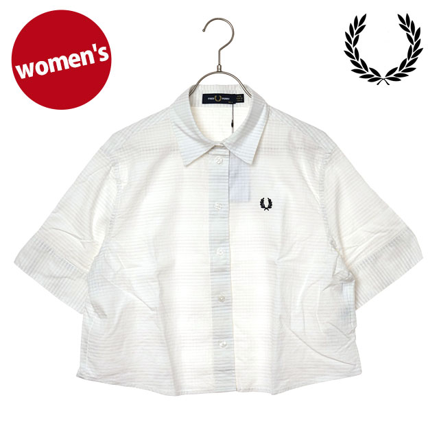 フレッドペリー FRED PERRY レディース オープンウィーブ チェッカー