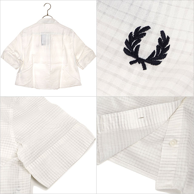 フレッドペリー FRED PERRY レディース オープンウィーブ チェッカー