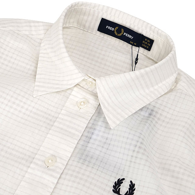 フレッドペリー FRED PERRY レディース オープンウィーブ チェッカー