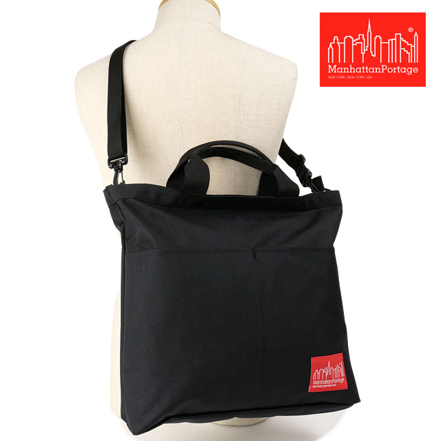 マンハッタンポーテージ Manhattan Portage シルバン トートバッグ [MP1384 ] Sylvan Tote Bag メンズ・レディース 鞄 ショルダーバッグ BLACK 黒 ブラック系