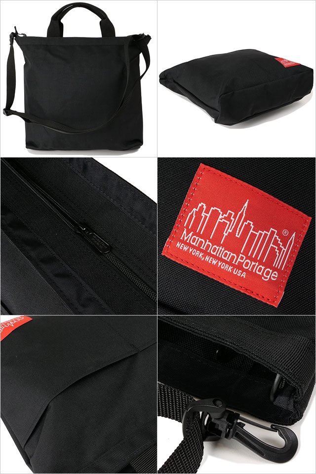 マンハッタンポーテージ Manhattan Portage シルバン トートバッグ [MP1384 ] Sylvan Tote Bag メンズ・レディース 鞄 ショルダーバッグ BLACK 黒 ブラック系