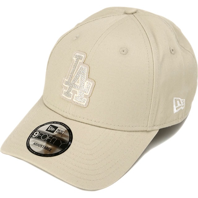 9FORTYラインストーン　ロサンゼルス・ドジャース キャップ ブラック ニューエラ キャップ NEW ERA 9FORTY Rhinestone ラインストーン