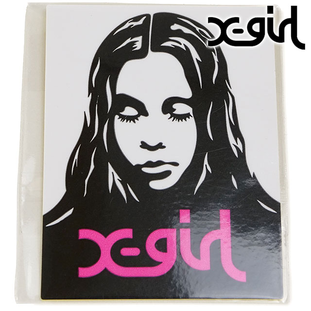 エックスガール X-girl エックスガールフェイスステッカー