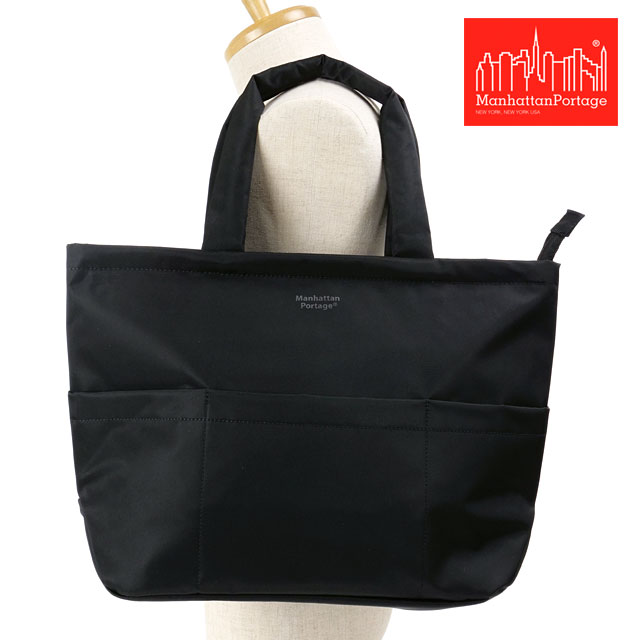 ޥϥåݡơ Manhattan Portage ȥץ ȡȥХå [MP1336ZNTWLB SS24] Tompkins Tote Bag MD Flight Nylon Backing 󥺡ǥ  ̶̳ ӥͥ Black