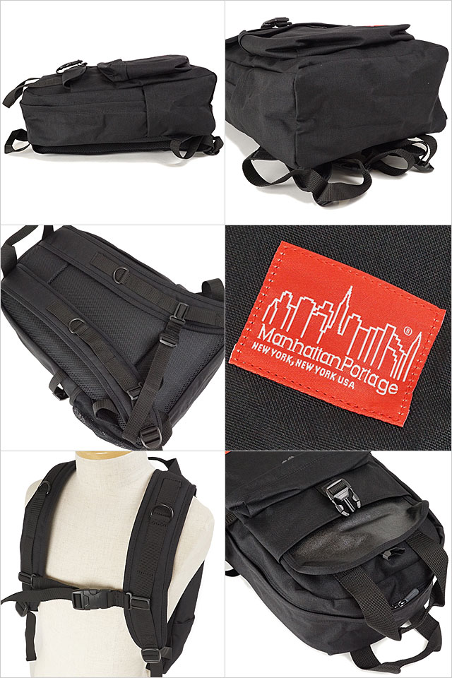 ޥϥåݡơ Manhattan Portage ɥޥХåѥå [MP2246 ] Cadman Backpack 󥺡ǥ  å ǥѥå BLACK  ֥å