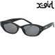 å X-girl եåե졼 󥰥饹 [105251054024 SS25] FOX FRAME SUNGLASSES ǥ UVå 奱դ  BLACK 谷Ź