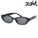 å X-girl եåե졼 󥰥饹 [105251054024 SS25] FOX FRAME SUNGLASSES ǥ UVå 奱դ  BLACK 谷Ź