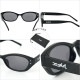 å X-girl եåե졼 󥰥饹 [105251054024 SS25] FOX FRAME SUNGLASSES ǥ UVå 奱դ  BLACK 谷Ź