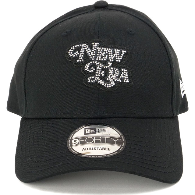 ニューエラ NEW ERA キャップ 9FORTY ラインストーン ニューエラロゴ