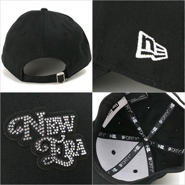 ニューエラ 9FORTY Rhinestone クラシックロゴ ブラック 9FORTY Rhinestone Classic Logo ブラック | ニューエラ