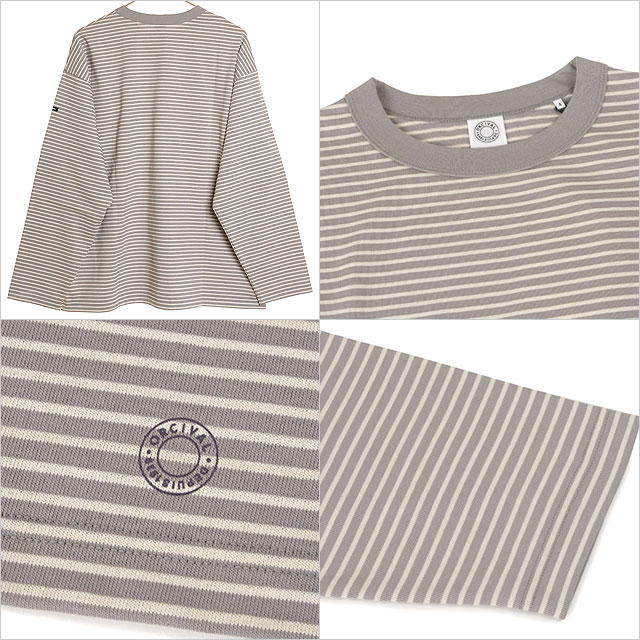 SALE】オーシバル ORCIVAL クルーネック ロングスリーブプルオーバー 